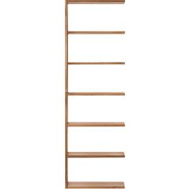 Aanbouwelement Pombal, voor open kast Pombal, breedte 710 mm, notenboom