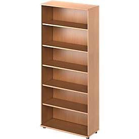 Schäfer Shop Genius open kast TETRIS WOOD, 6 OH, hoogte incl. glijders, B 1000 mm, beuken afwerking