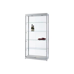 Sdb Vitrine  315-1000 zilver led mag 1000x400x2000mm