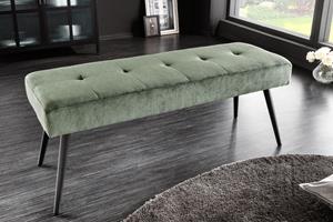 Invicta Interior Bank Boutique 100cm groen Cord/ 43318