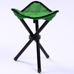 Wandelen buiten Camping vissen Folding Stool draagbare driehoek stoel Maximum laden 100KG opvouwbare stoel grootte: 22 x 22 x 31cm (groen)