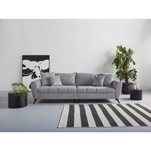 INOSIGN Big-Sofa "Lörby", auch mit Aqua clean-Bezug, feine Steppung im Sitzbereich, lose Kissen