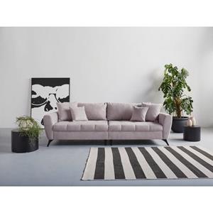 INOSIGN Big-Sofa "Lörby", auch mit Aqua clean-Bezug, feine Steppung im Sitzbereich, lose Kissen