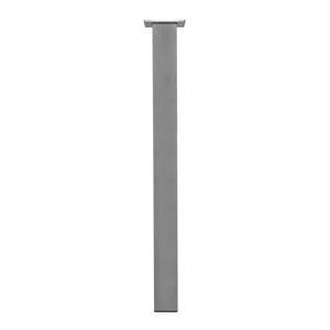 RVS Geborsteld Tafelpoot Vierkant - Zilver - 60 x 60 x 720