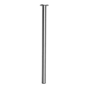 RVS Geborsteld Tafelpoot Rond - Zilver - 40 x 720