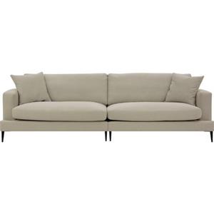 Leonique Big-Sofa Cozy, mit losen Kissen und Metallbeinen