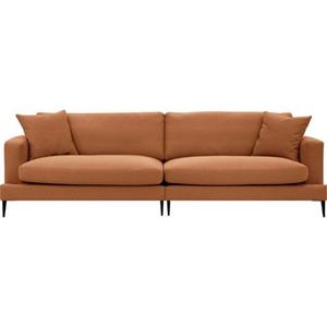 Leonique Big-Sofa Cozy, mit losen Kissen und Metallbeinen