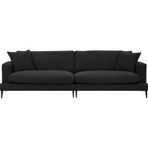 Leonique Big-Sofa Cozy, mit losen Kissen und Metallbeinen