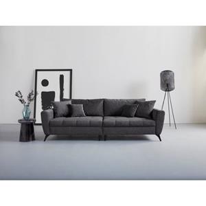 INOSIGN Big-Sofa "Lörby", auch mit Aqua clean-Bezug, feine Steppung im Sitzbereich, lose Kissen