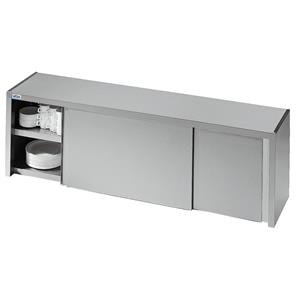 Chromonorm Wandkast; 200x55x40 cm (BxHxD); zilver