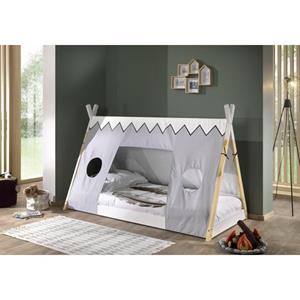 Vipack Kinderbett "Tipi", mit Rolllattenrost und Zeltdach