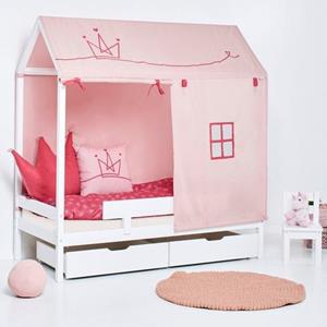 Hoppekids Kinderledikant Eco Dream Bedhuis met dak en accessoires