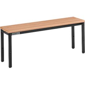 Schäfer Shop Select Bank voor kleedkamers  - B 995 x D 310 x H 415 mm - zwart