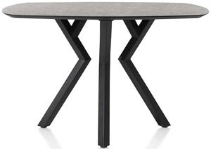 Masura bartafel ovaal - 150 x 105 cm - (hoogte 92 cm) - antraciet