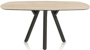 Minato bartafel - ovaal - 240x110cm - light natural oak