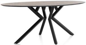 Masura bartafel ellips - 180 x 100 cm (hoogte 92 cm) - roest
