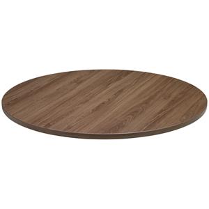 Vega Tafelblad Maliana rond; 60 cm (Ø); eiken/bruin/grijs; rond