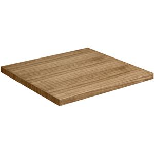Vega Tafelblad Sumba vierkant; 60x60 cm (LxB); walnoot naturel; vierkant