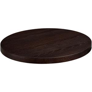Vega Tafelblad Sumba rond; 80 cm (Ø); eiken walnootboom gebeitst; rond