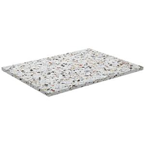 Vega Tafelblad Maliana rechthoekig; 80x60 cm (LxB); terrazzo; rechthoekig