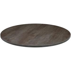 Vega Tafelblad Maliana rond; 100 cm (Ø); metaal antiek; rond