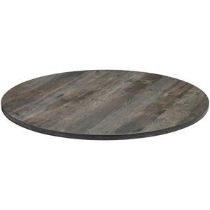 Vega Tafelblad Maliana rond; 100 cm (Ø); pijnboom rustiek; rond