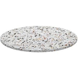 Vega Tafelblad Maliana rond; 60 cm (Ø); terrazzo; rond