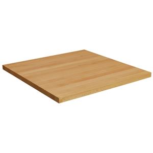 Vega Massief houten tafelblad Kentucky gelakt vierkant; 80x80x3 cm (LxBxH); beuken/naturel; vierkant