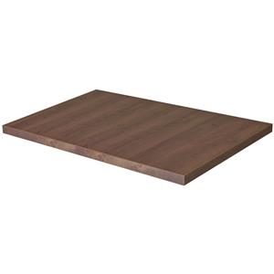 Vega Tafelblad Spesso rechthoekig; 120x80 cm (LxB); eiken gerookt; rechthoekig