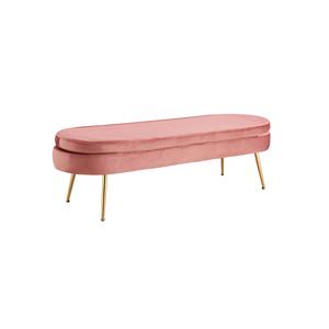 Huisenthuis.nl Poef Chanelle Roze 142 cm
