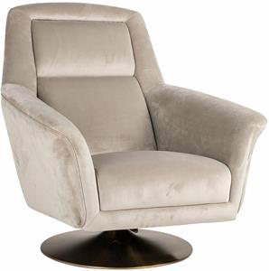 Draaifauteuil Nora - khaki velvet