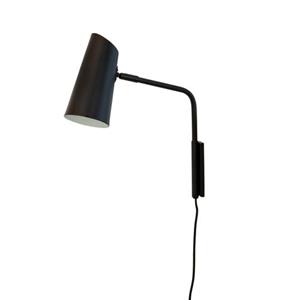 Dyberg Larsen Wandlamp Pallas Zwart Ø10cm Gu10