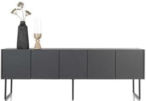 Carving dressoir - castle black - 240cm