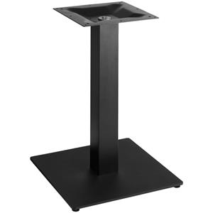 Vega Tafelpoot Fino vierkant; 43x43x60 cm (BxLxH); zwart; vierkant