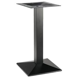 Vega Tafelpoot Quadro; 42x42x72 cm (BxLxH); zwart; vierkant
