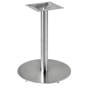 Vega Tafelpoot Argento rond; 56x72 cm (ØxH); zilver; rond