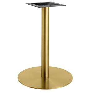 Vega Tafelpoot Orio rond; 54x72 cm (ØxH); goud; rond