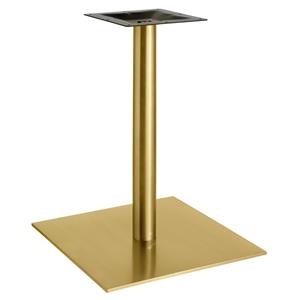 Vega Tafelpoot Orio hoekig; 55x55x72 cm (BxLxH); goud; vierkant