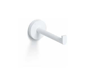 Clou Flat toiletrolhouder recht wit mat