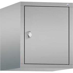C+P CLASSIC Aufsatzschrank, 1 Abteil, Abteilbreite 400 mm, weißaluminium