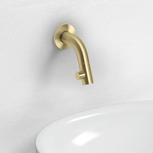 Clou Kaldur inbouw fonteinkraan 7.5cm messing geborsteld PVD