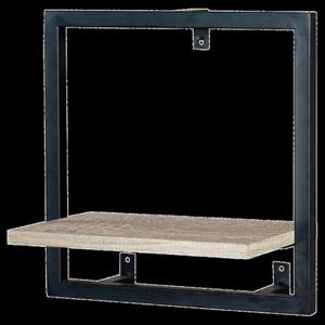 Duraline Zwart Stalen Frame + Legplanken 35x20x35cm