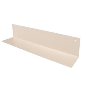 Duraline Wandplank Staal Gevouwen Wit 80x15x15cm