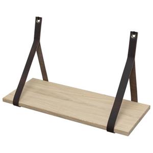 Duraline Wandplank Eikenfineer Bruin Leder 60x23cm