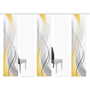 HOME WOHNIDEEN Schiebegardine "CARLISLE 5ER SET", (5 St.), HxB: 245x60