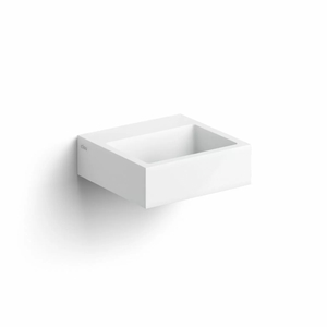 Clou Flush 1 fontein 28cm solid surface wit mat