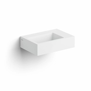 Clou Flush 2 fontein 36cm solid surface wit mat