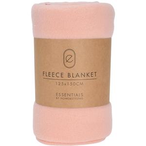 Fleecedeken 125x150cm Roze