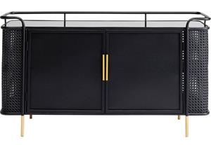 KARE DESIGN Fence Dressoir - Zwart Metaal