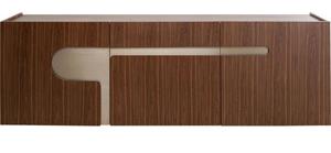 KARE DESIGN Bravo Dressoir 3-Deurs - Walnoot